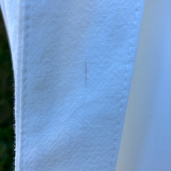 NWT H&M White Linen Mini Dress with Tan Belt Size XL - Picture 5 of 13